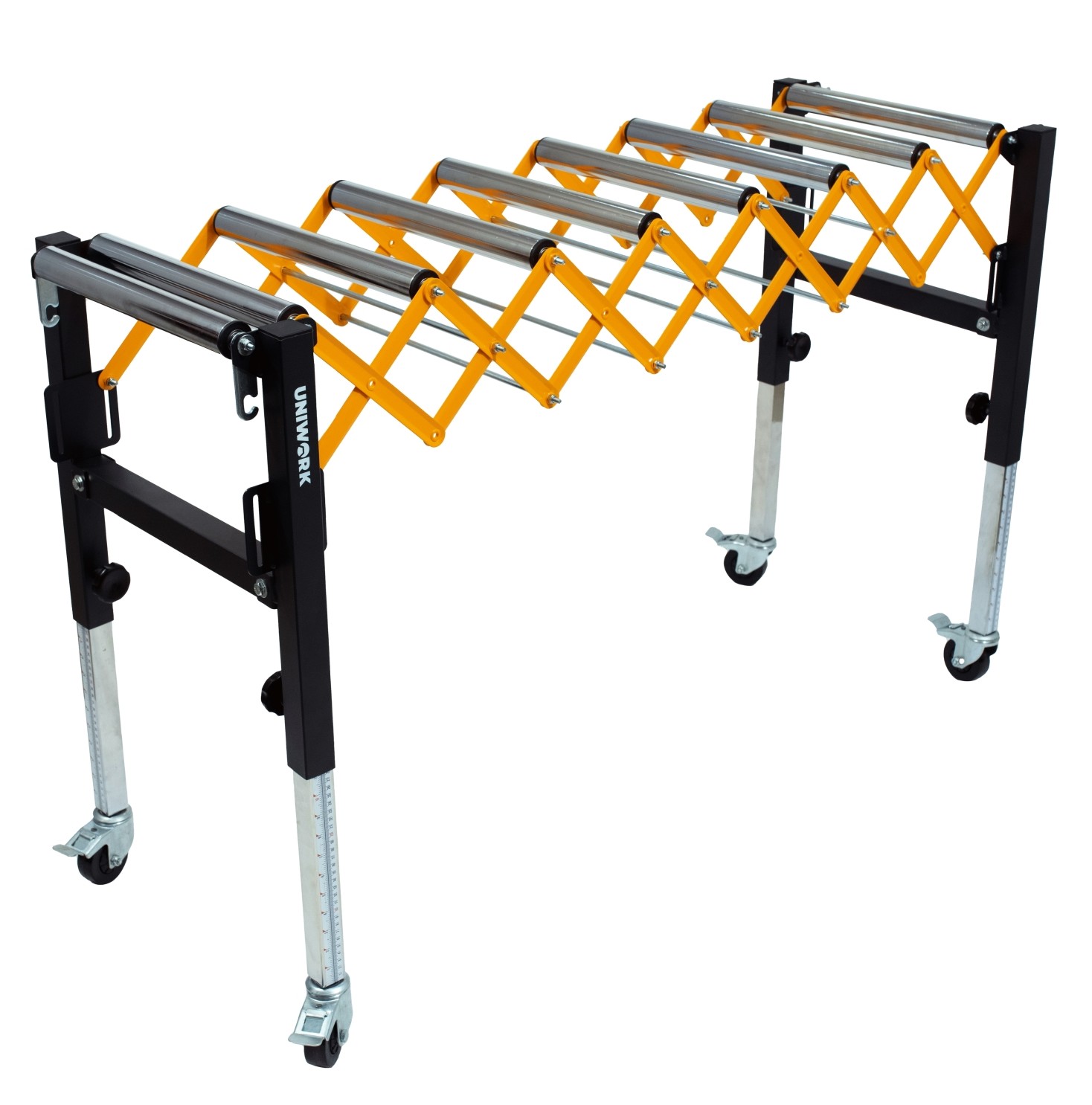 Uniwork Adjustable Steel Conveyor Roller Stand