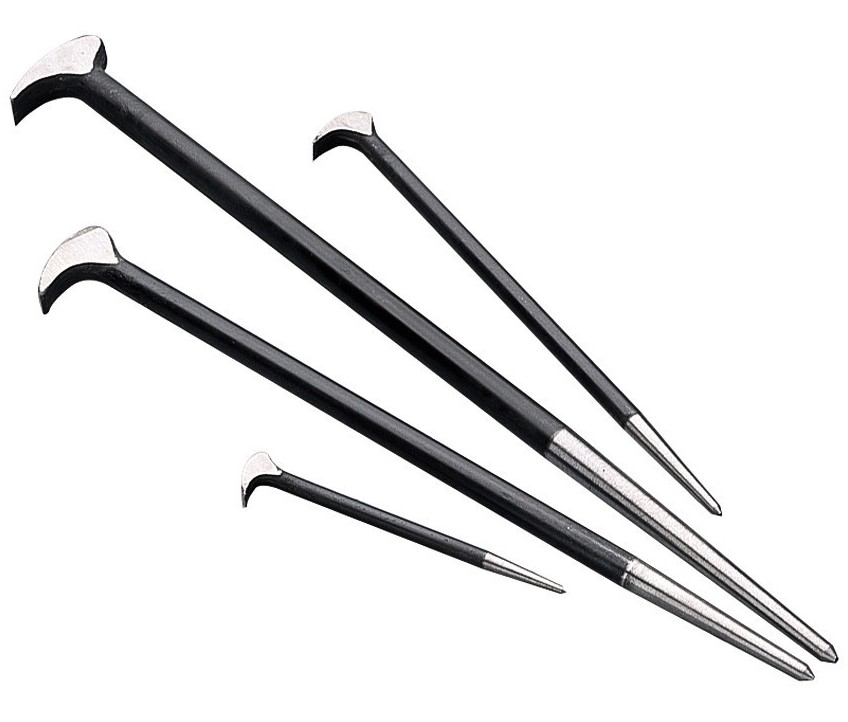 Uniwork 4-Piece Rolling Head Pry Bar Set